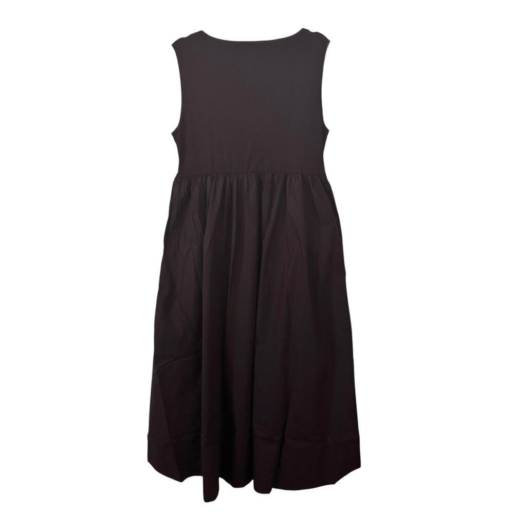 NWT J. Crew Scoopneck Mixy Maxi Dress Black CN606 Size XL - Picture 9 of 12
